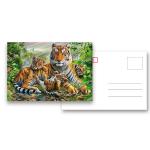 Animal 3d Lenticular Postcards / Custom Lenticular Cards Tear - Proof