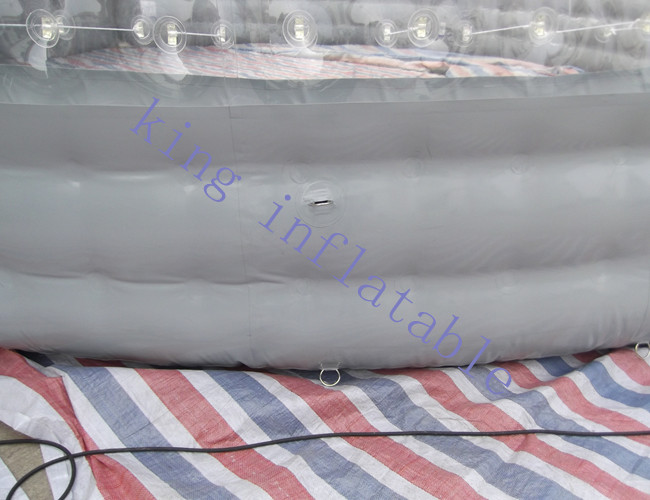 8m Diameter Combo Transparent Inflatable Dome Tent For Party / Exhibition