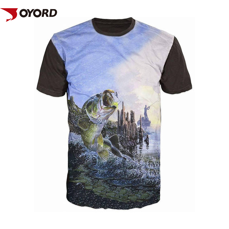 Popular Custom Fishing Jerseys High Performance OEM Design Flatlock Stitching