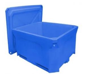 China 300 Liter Rotomolding Cooler Box Live Fish Storage Container With PU Insulation wholesale