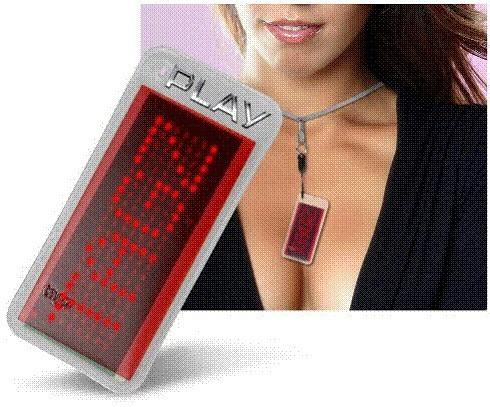 Quality led flashlight necklace,TXT Tagz Scrolling LED Messager for sale
