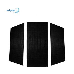 China China manufacturer high efficiency solar panel 385W home use all black mono crystalline photovoltaic price solar panel wholesale
