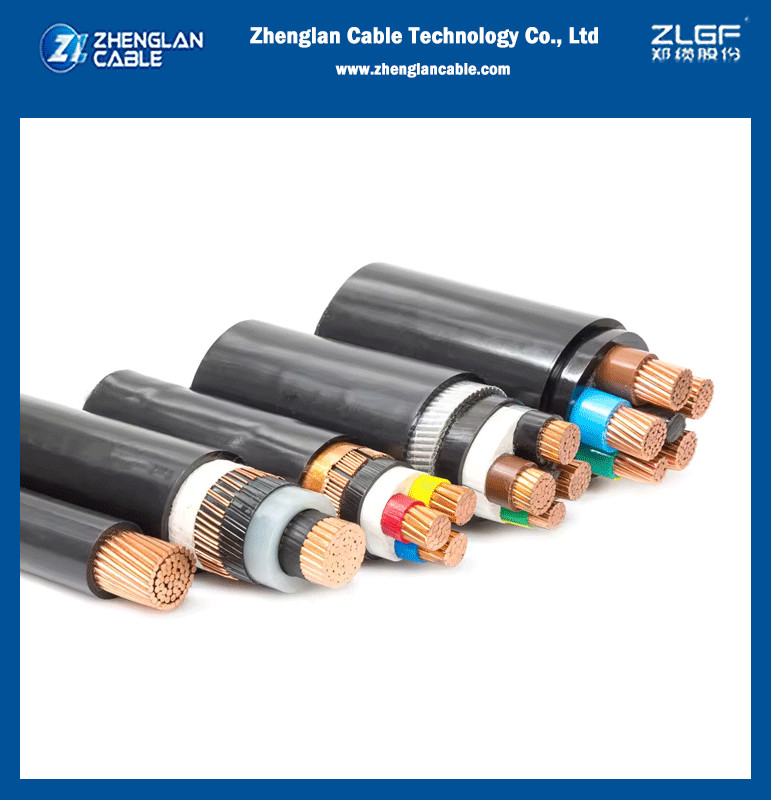 6/10kV XLPE Insulated Power Cable Copper / Aluminum N2XSY NA2XSYSize: 25mm2 35mm2 50mm2 PVC Outer sheath DIN VDE 0276