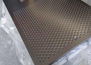 China Small Round Hole Size Perforated Metal Plate Ss304 / 316 Decorative wholesale
