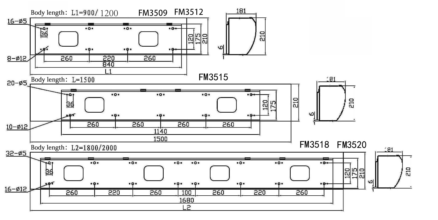 Outside Cross Flow Air Curtain Fan Tubular Type 90cm 120cm 150cm