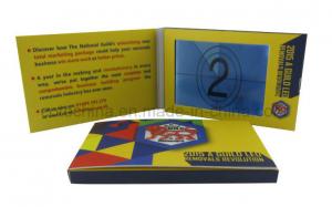 China Full colors LED Video Brochure Card , graduations / birthday parties video booklet wholesale