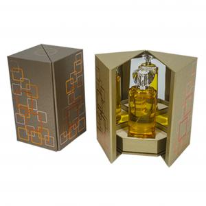 China 4C / Pantone fancy paper Perfume Packaging Box Soft Touch With EVA on sale