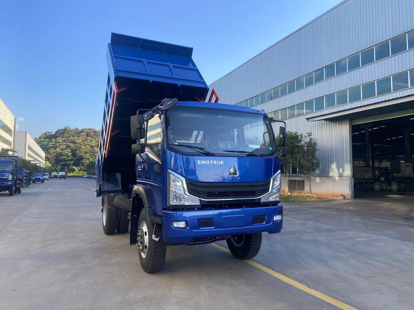 CIMC iron or steel Low Price light dump truck perfect for transporting lighter loads of loose material Used Tipper Dump Truck