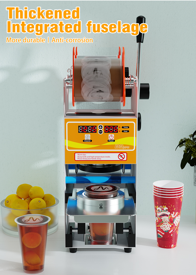 B2B Sealing Machine For Drinks Coffee Hot Drinks With 350w Power And 1 Cup Capacity