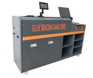 China 220-450 Books/Hour A3 A4 Perfect Electric Hot Melt Glue Book Binding Machine wholesale