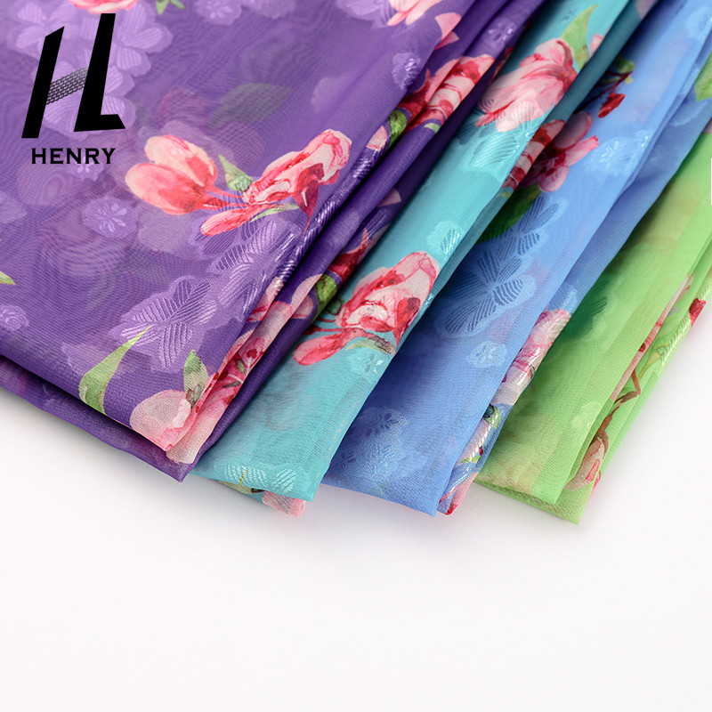 Custom Pattern Chiffon Fabric Print Mesh For Decoration Accessories