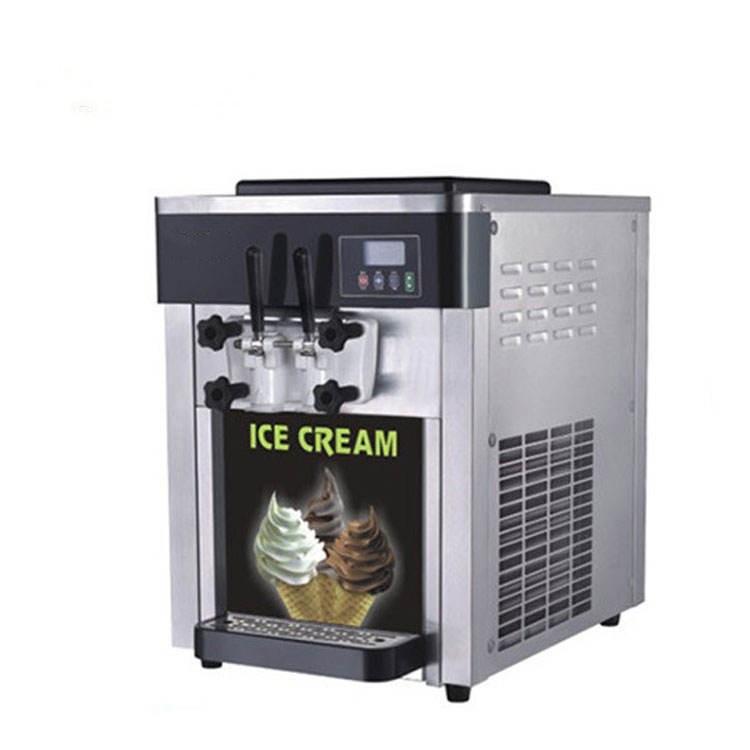 Snack Shop Soft Serve Cheap Electric 3 Flavor Automatic Soft Ice Cream Machine High Quality