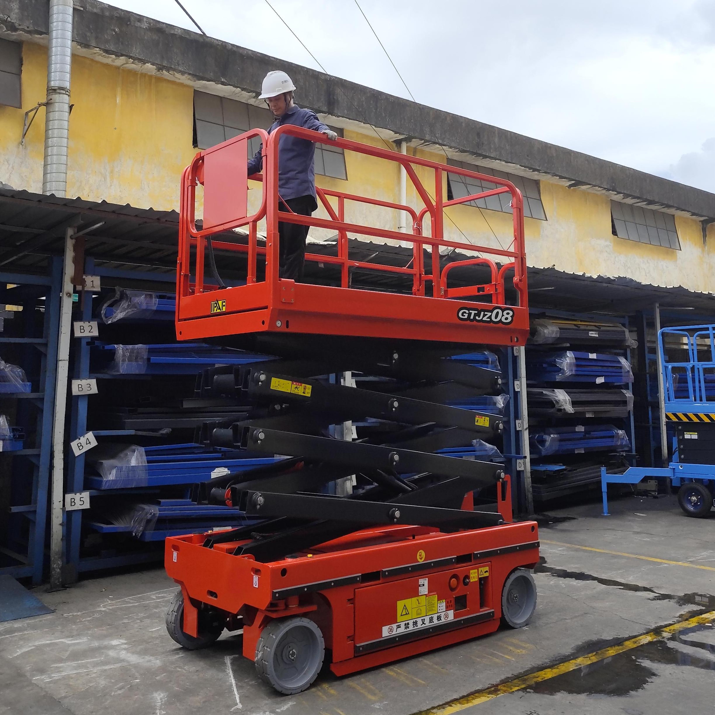 4M 6M High Mobile Scissor Lift Platform Movable Scissor Lift