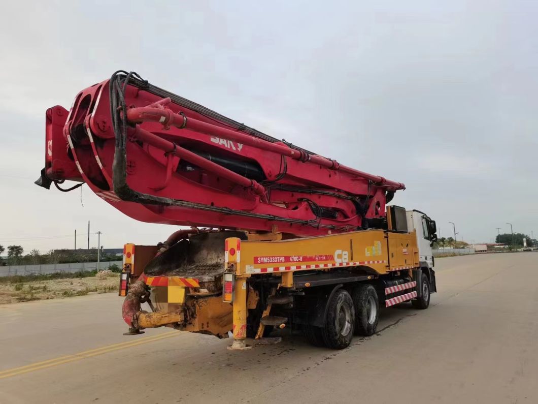 2020 Truck Mounted Pump 47m Concrete Pump on HOWO Machine Equipment Concrete Boom Pump Construction Machinery