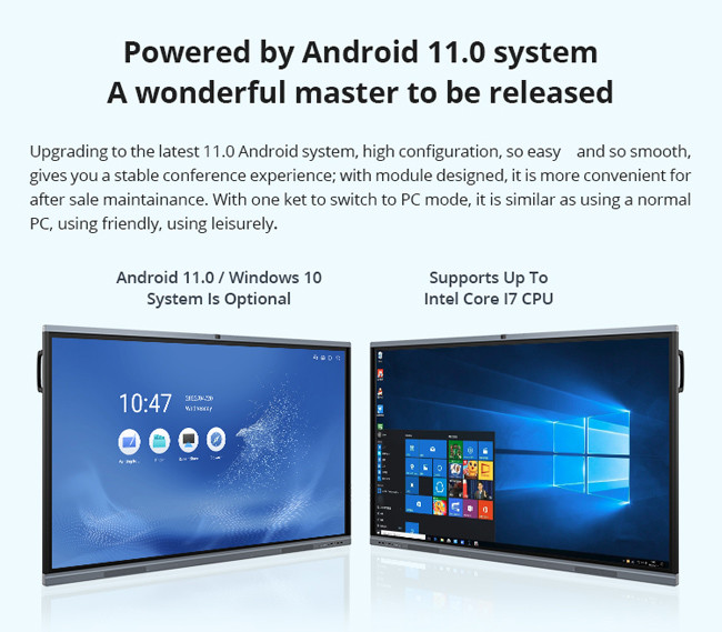 ODM Smart Board Interactive Flat Panel 60 Inch Touch Screen Monitor