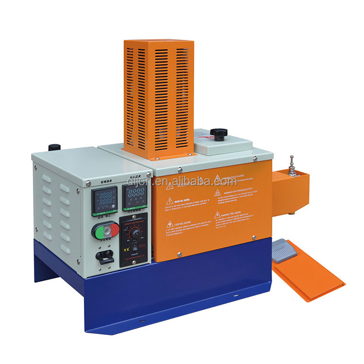 Two Head Motor Type Three Liter Pedal Control Hot Melt Glue Machine for Box