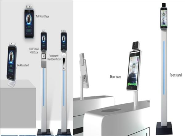 Quality Office Community Facial Recognition Terminal , Linux / Android Time Attendance Device for sale