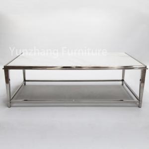China Faux Marble Simple Style Center Table Marble Coffee Table For Living Rooms wholesale