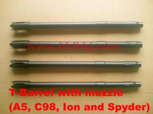 China Anodized Aluminum Paintball Gun Accessories Tactical Gun Barrel Custom Made wholesale
