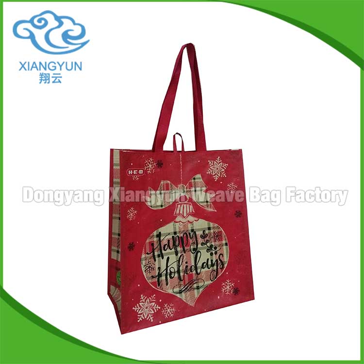 Foldable Grocery Shopping Bag Merchandise Reusable Pp Non Woven Lamination Bag