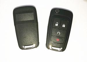 China 315 MHZ 3+1 Button Car Remote Chevrolet Car Key FCC ID AVL-B01T1AC wholesale