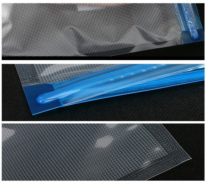 Embossing Texture Food Saver Vacuum Bags 10 Colors Puncture Prevention Funchion