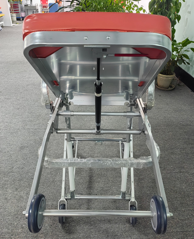 Aluminium Alloy Chair Type Ambulance Stretcher With Adjustable Back For Emergency Rescue And Rescue In Limited Space