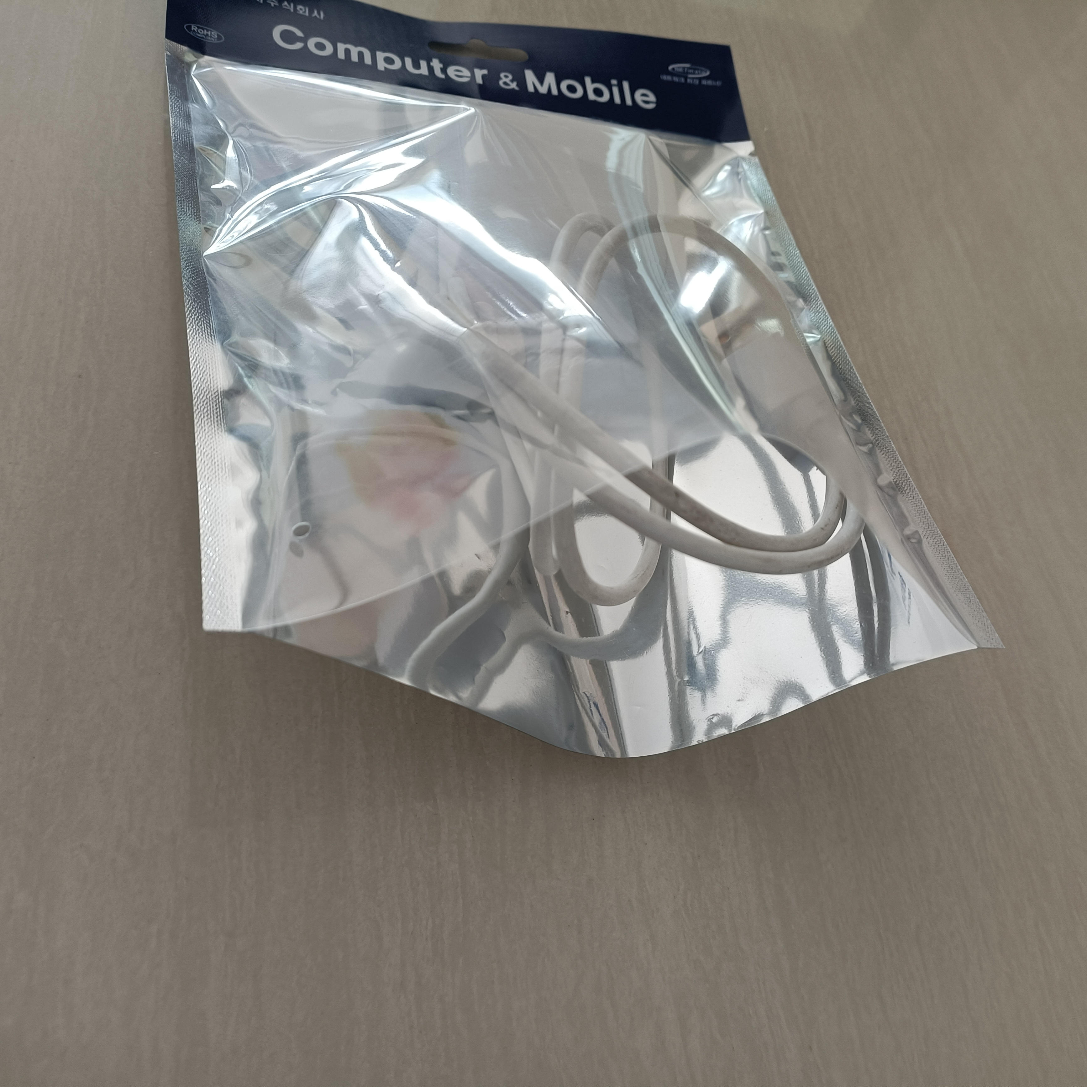 OEM Service Accepted Custom Printed Logo Mylar Bags for Consumer Electronics Packaging