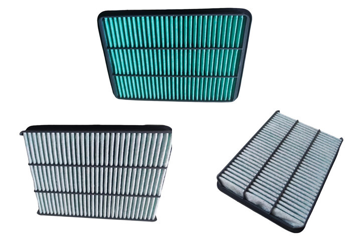 PP Green Fabric Air Filtration Filters 17801-30040 17801-50040 For Land Cruiser