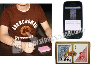 China Marked Playing Cards Poker Scanner Orange T - Shirt IR Cameras With Four Lens on sale
