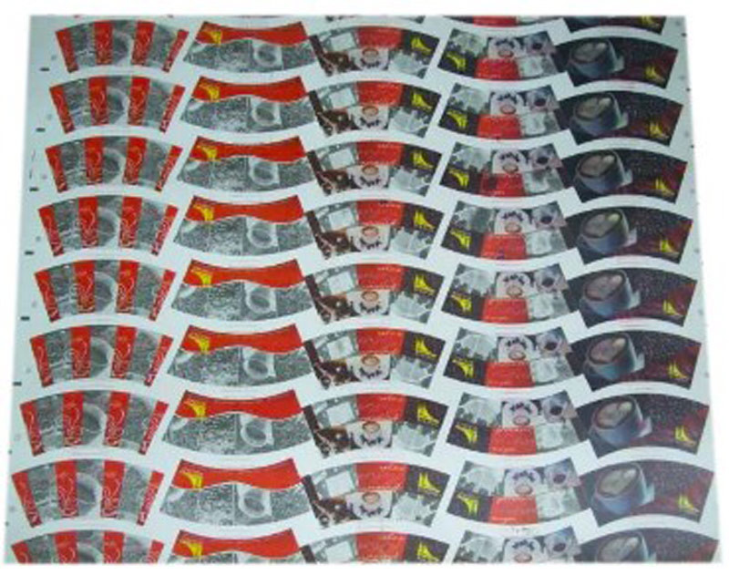 36kw Adhesive Paper Cup Logo Printing Machine 4500kg Flexographic Printing Machine