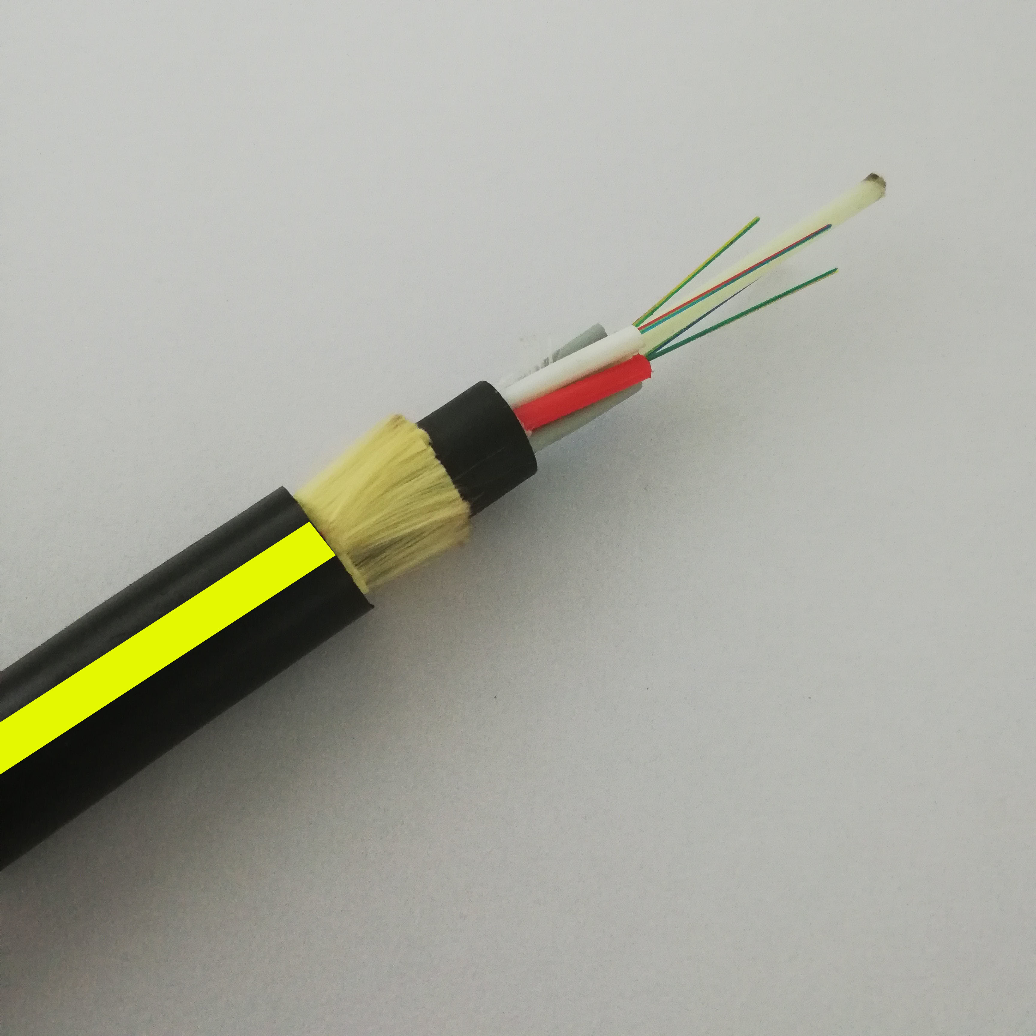 ADSS Aerial Fiber Cable Cable 24 48 Core Outdoor Fiber Optic Cable