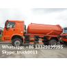HOT SALE! SINO TRUK HOWO brand 4*4 10m3 sewage suction trucks, factory sale best price HOWO 10m3 sludge tank truck for sale