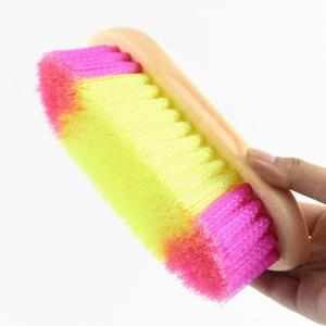 8 long Plastic horse dandy brush with colorful glitter bristle for horse grooming