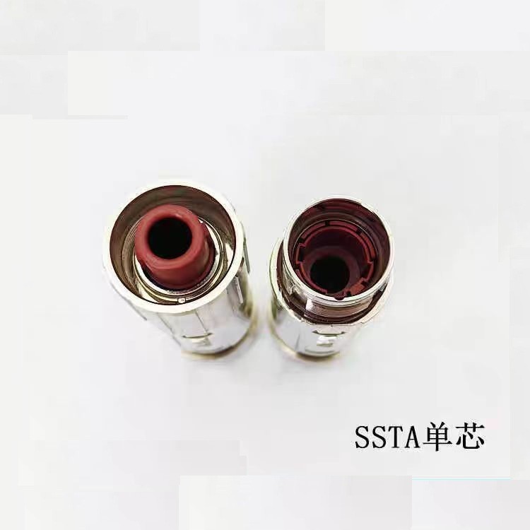 18-24 AWG Single Pin Male And Female Cable Connector For Industrial Automation