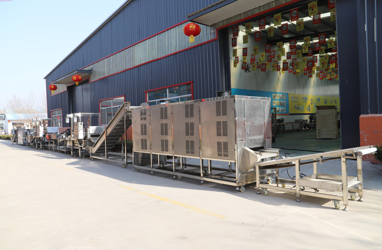 100kg/H Potato Chips Production Line Stainless Steel 304