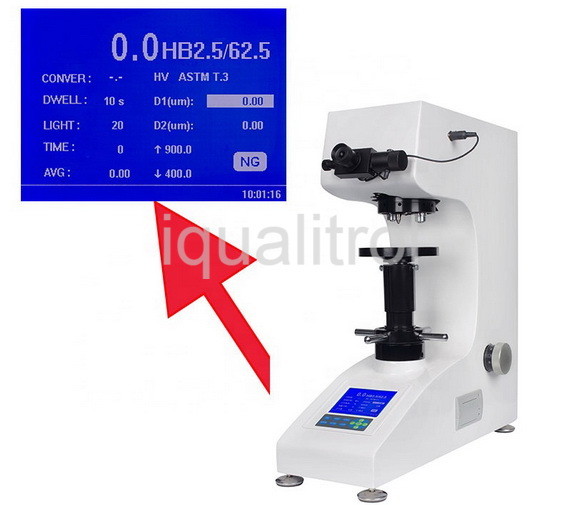 China Digital Display Automatic Turret Low Load Brinell Hardness Tester Max Force 62.5Kgf wholesale
