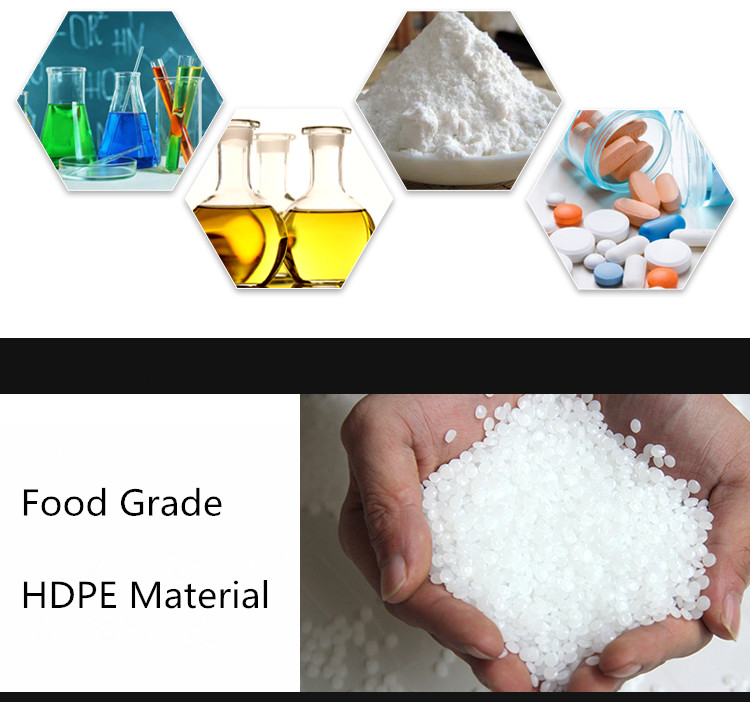 HDPE Plastic Pesticide Liquid Fertilizer Bottle Tamper Proof Label Sticker Printing