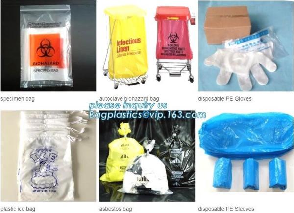 Quality Bio Harzard Specimen Bags/Medical Waste Biohazards Bag/Medical Waste Disposal, infectious medical waste disposal plastic for sale
