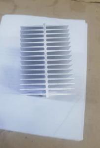 China 89-125 mm Aluminum Extruded Heat Sinks 0.1 mm Flatness Silver Anodizing wholesale