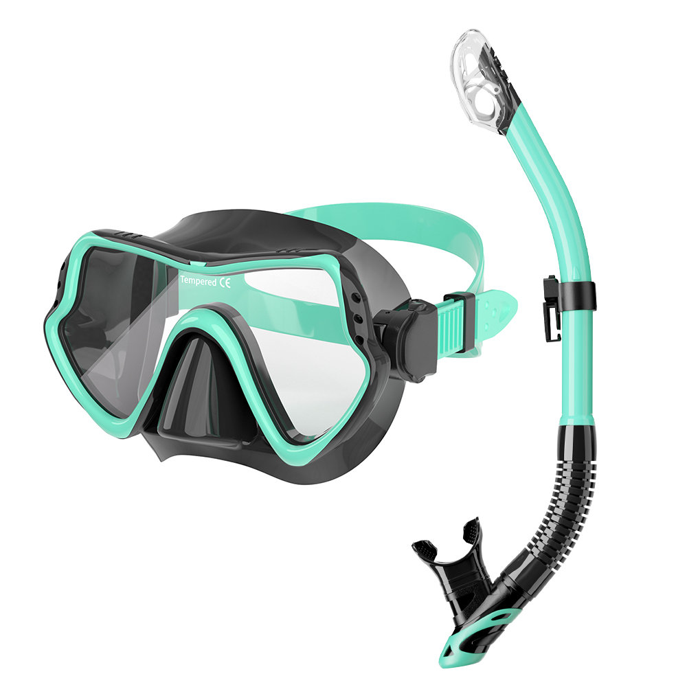 Polarized Women'S Snorkel Set Nearsighted Mask UV Resistant Custom