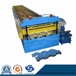 China Floor Deck Roll Forming Machine Metal Decking Sheet for G550 High Grade PPGI PPGL wholesale