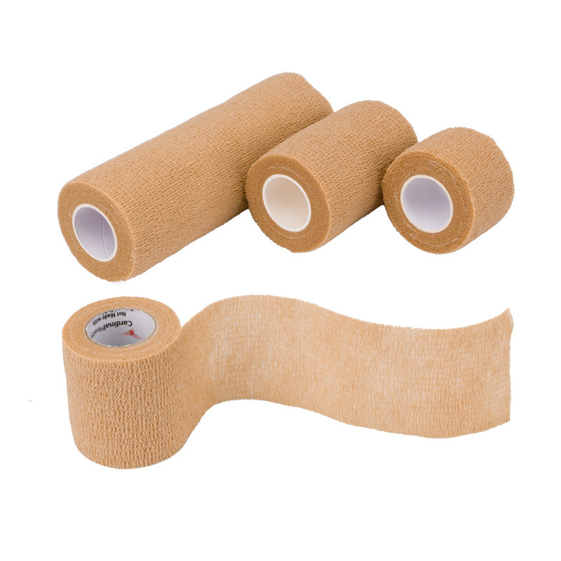 Pure Cotton Natural Rubber Self Adhesive Bandage For Emergency Rescue Water Resistant