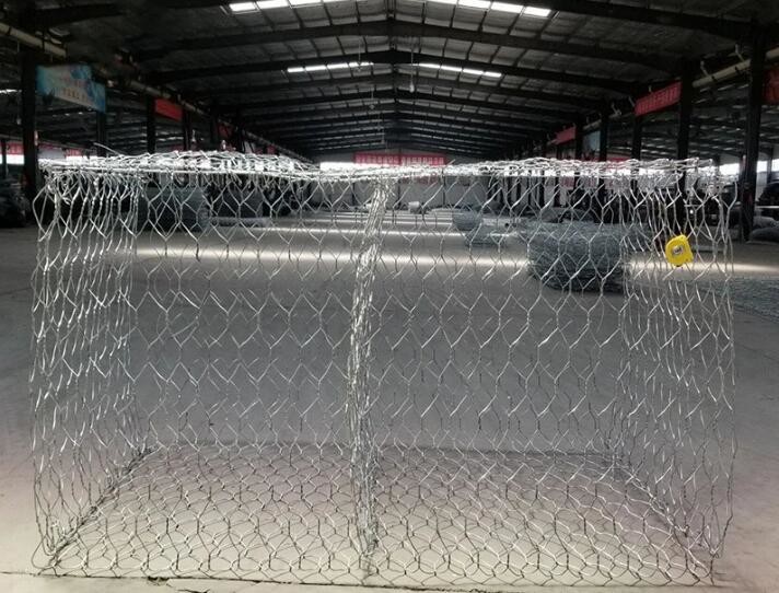 Zinc Coated Hexagonal Weaving Wire Mesh For Gabion Wall