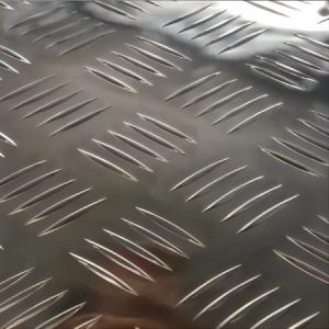 China Rustproof 5052 Aluminium Checkered Plate Sheet For Building 1500mm wholesale