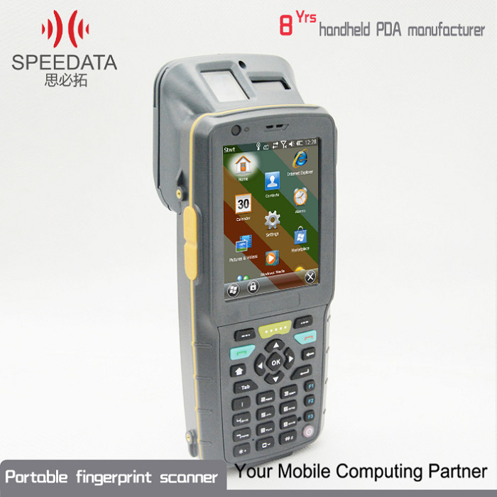 Dustproof GPRS Biometric Fingerprint Scanner Printer In Android 4.0