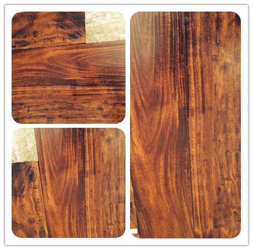 Quality 18mm thick bronze acacia hardwood flooring for sale