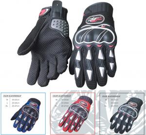 China Microfiber Leather Motorcycle Riding Gloves Grey Insulated Motorcycle Gloves wholesale