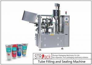 China Automatic Tube Filling And Sealing Machine For Hand Cream / Honey / Shampoo on sale