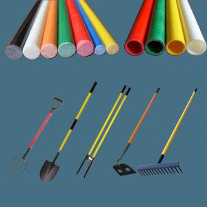 China Fiber glass tube/pipe for post hole digger, post hole digger long fiberglass handle wholesale